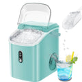 Nugget Ice Maker Countertop 33lbs/24H Self-Cleaning Portable Ice Machine Gray Q280