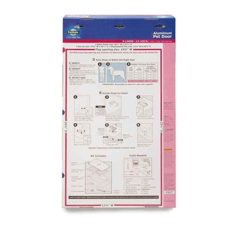 Aluminum Pet Door L906106