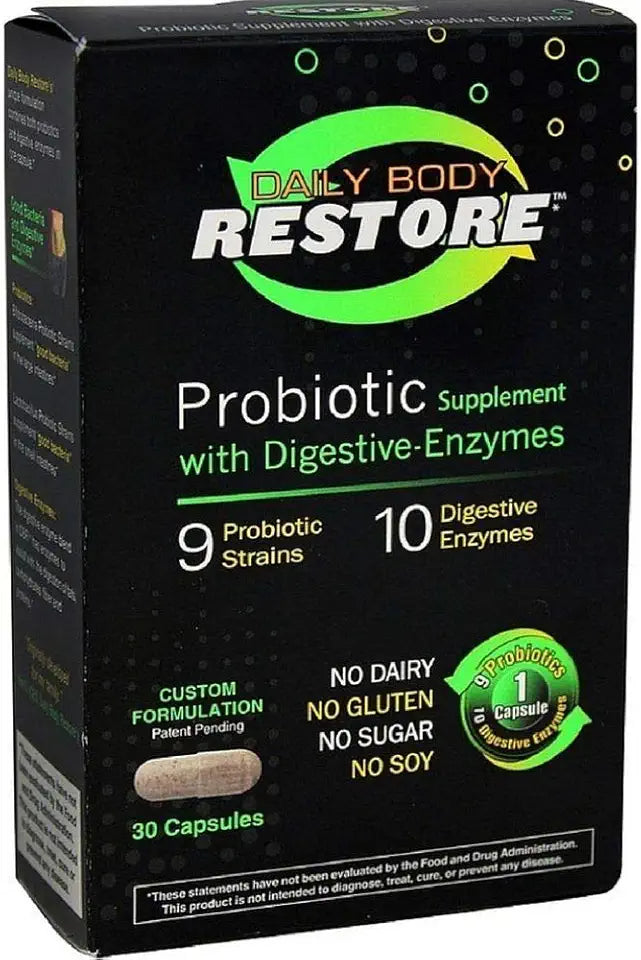 Probiotic Supplement with Digestive Enzymes 30 Capsules I589