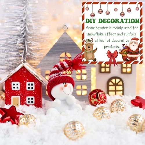 71 Ounces Fake Snow Decoration Artificial Snow Powder E711