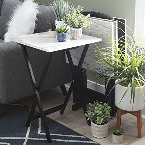 White Tray Table Set L3432