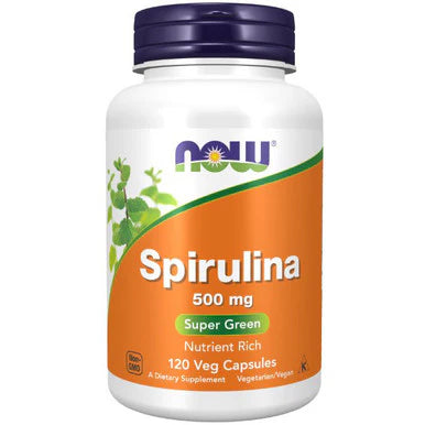 Spirulina 500mg 120 Veg Capsules E49281
