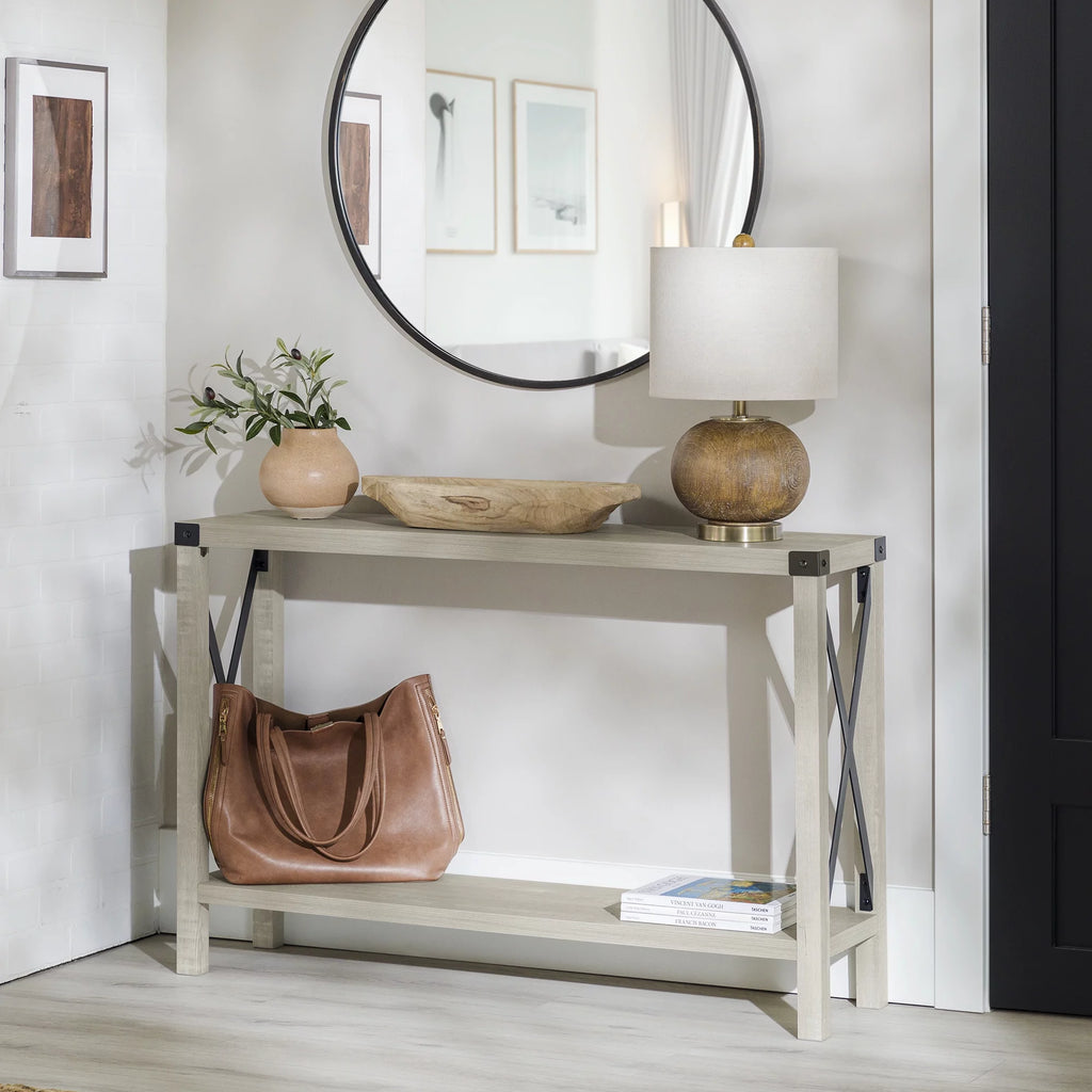 Metal X Console Table P456