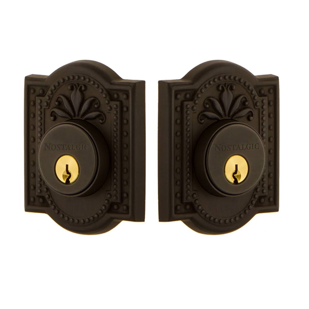 Oil-Rubbed Bronze Solid Brass Double Cylinder Deadbolt H86679