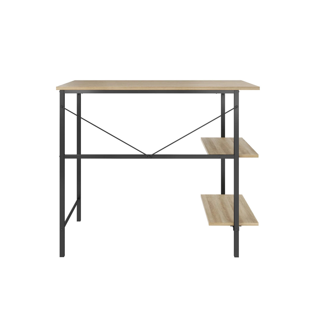 30 inch Tall Oak Storage Desk K404006