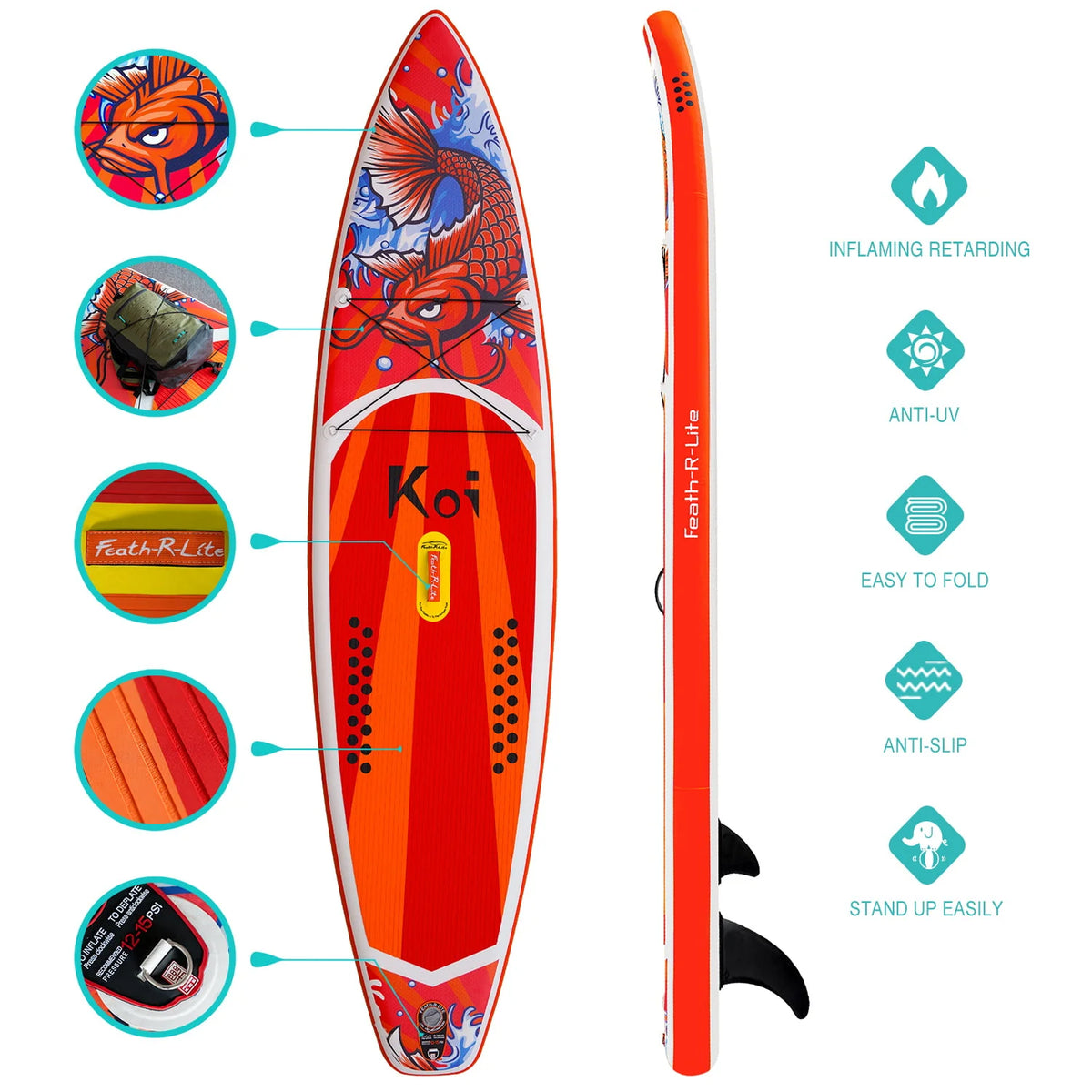 Inflatable Stand Up Paddle Board 11'6''x30''x6'' W788239