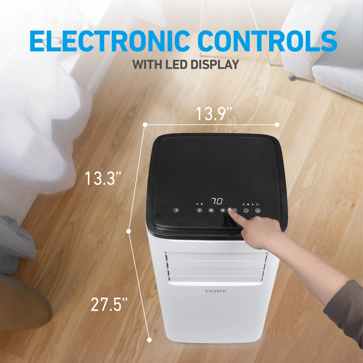 Portable Air Conditioner 6,100 BTU 3-in-1 Dehumidifier & Fan M4500