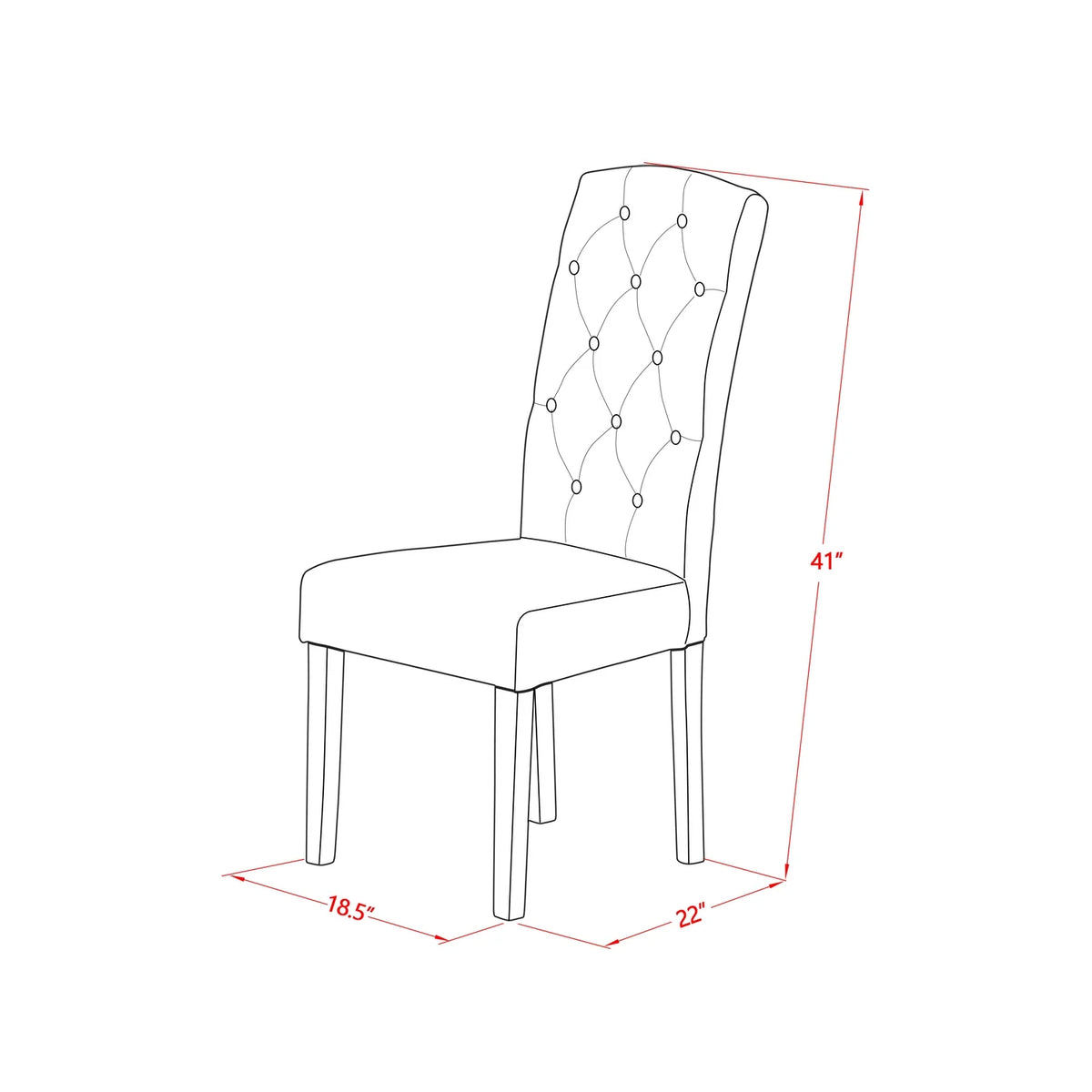3 Piece Wood Dining Set L274536