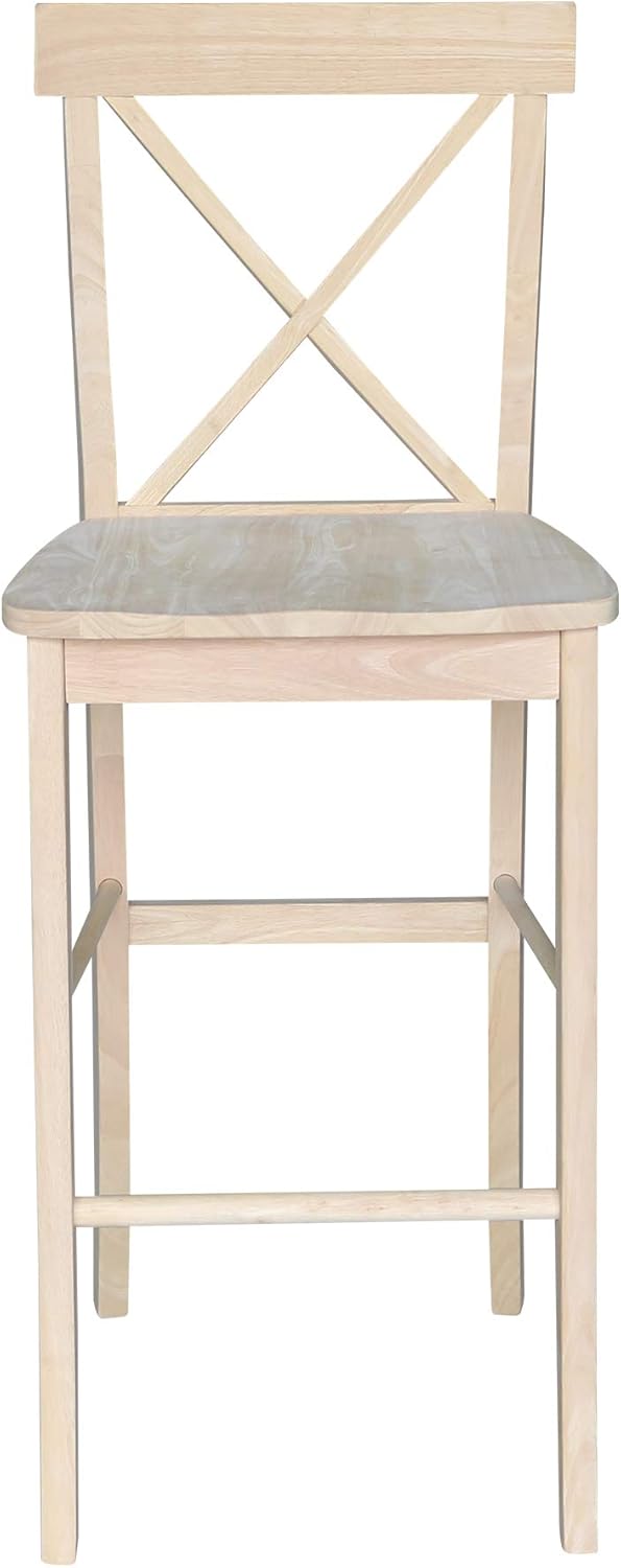 24 inch Pecan Barstool J7689