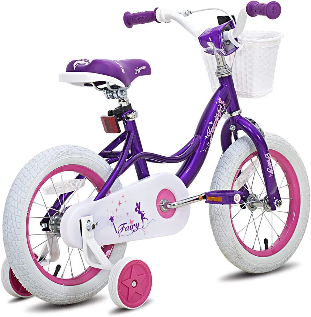 Pink 18 inch Kids Bike with Training Wheels F4615