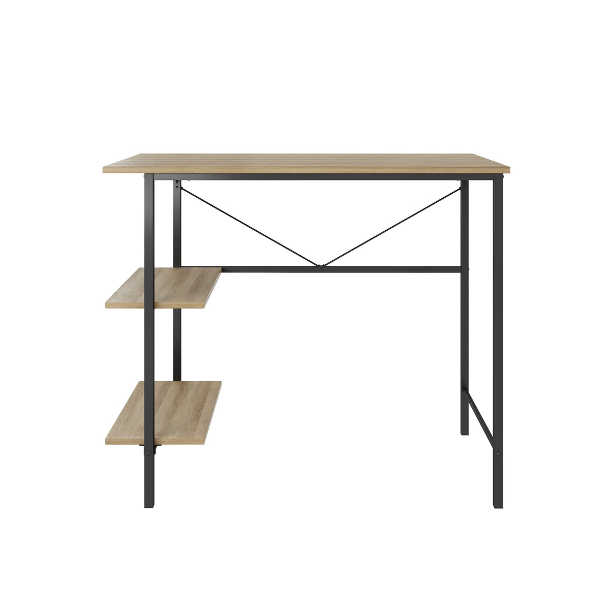 30 inch Tall Oak Storage Desk K404006