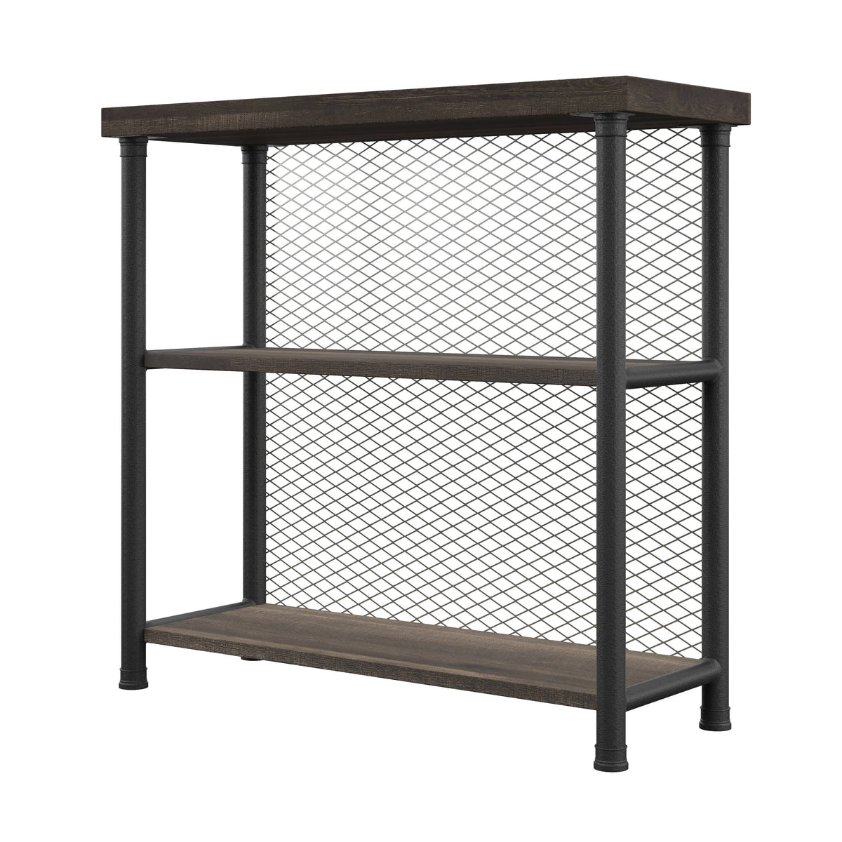 Brown Industrial Bookcase O365