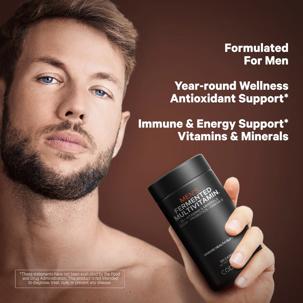 Men’s Daily Multivitamin Capsules, 120 ct J13000