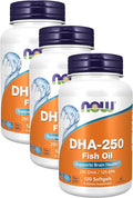 DHA-250 with 125 EPA 120 Softgels Pack of 3 S323