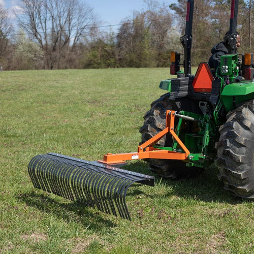 4 FT Tow-Behind Landscape Rake M8892