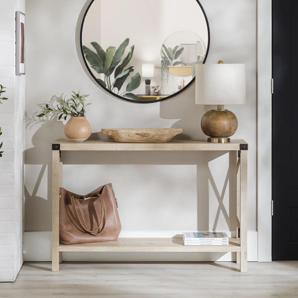 Metal X Console Table P456