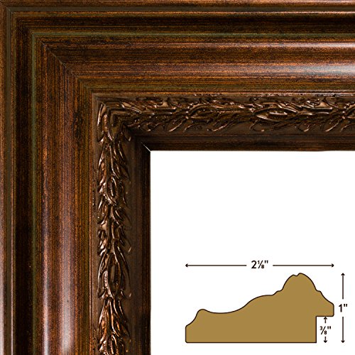 Aged Gold Picture Frame, 11 by 14-Inch X46281