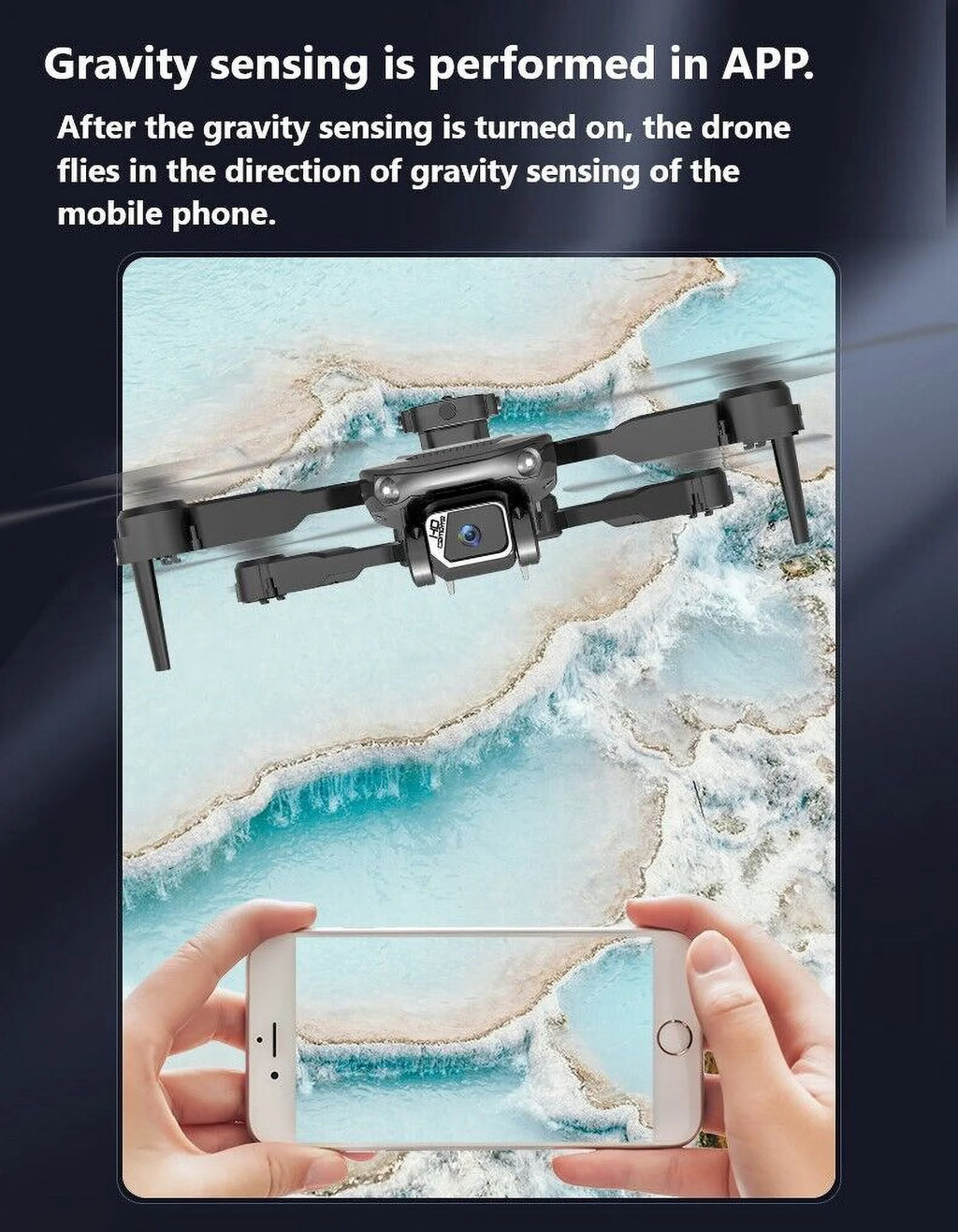 Foldable 5G 4K Drone with HD Dual Camera Orange U203560
