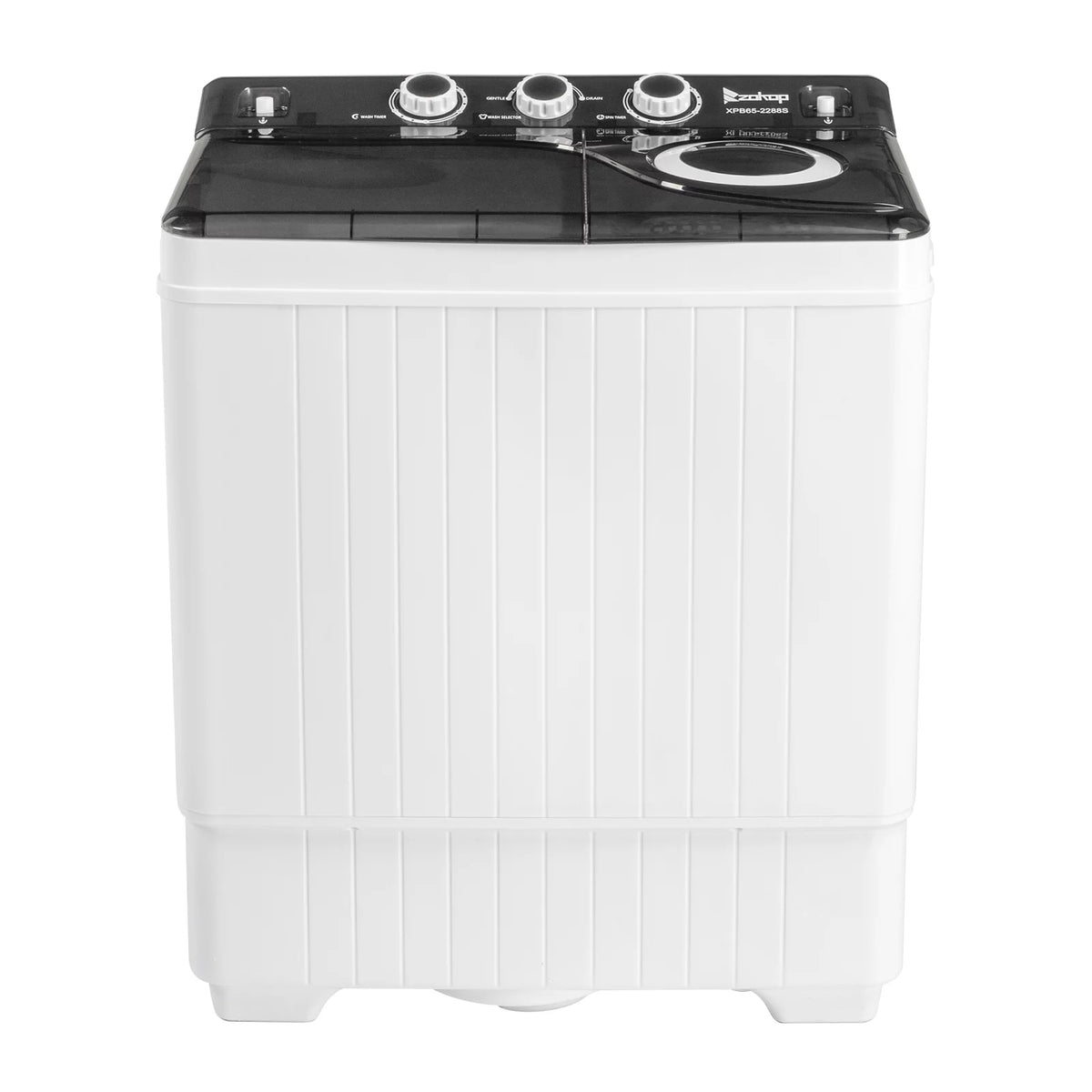 26Lbs Semi-automatic Twin Tub Washing Machine with Built-in Drain Pump B855