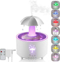 300ml White 7 Colors Led Rotating Umbrella Aromatherapy Diffuser N293266