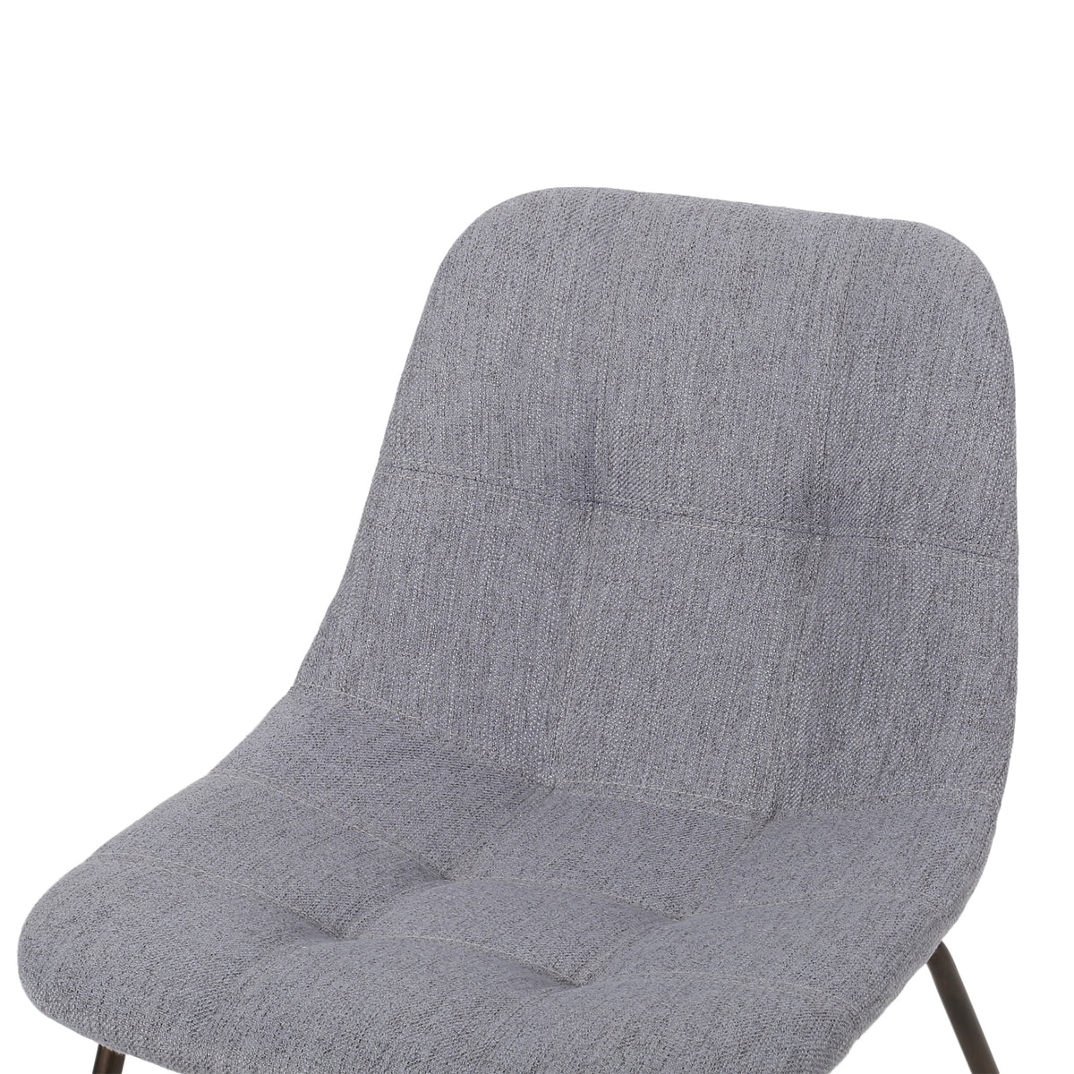 Set of 2 Charcoal Fabric Dining Chair X74047