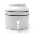 Black Stripe Design Water Dispenser Crock T87026