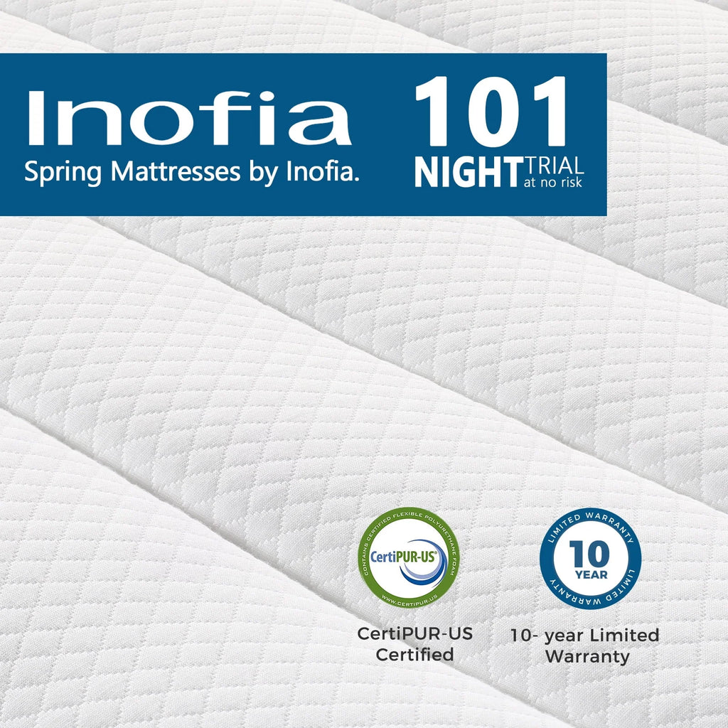 10 inch Hybrid Full Size Mattress with Memory Foam P910