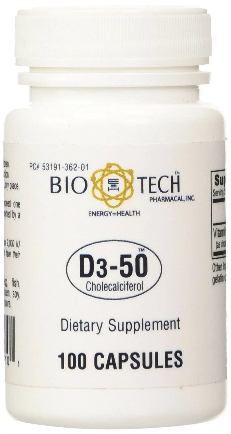 Vitamin D3 50000 IU 100 Capsules 3 Pack A247