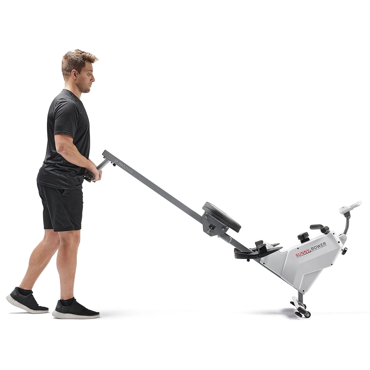Compact Foldable Magnetic Rowing Machine with Bluetooth I872201