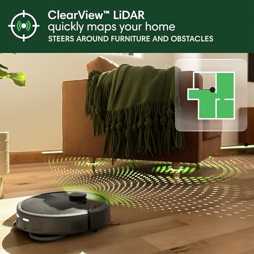 Robot Vacuum & Mop with AutoWash Dock R266