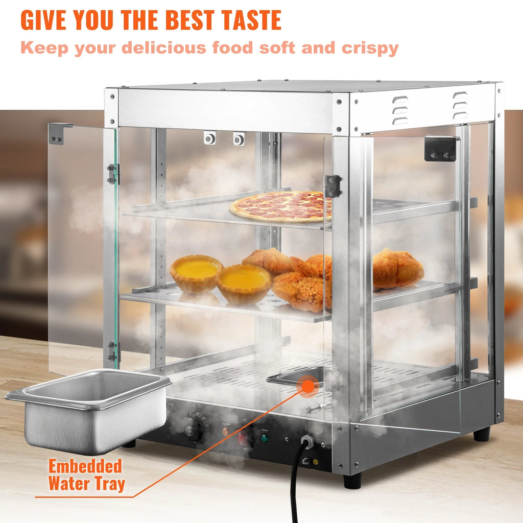 3-Tier Commercial Food Warmer with Water Tray B77416