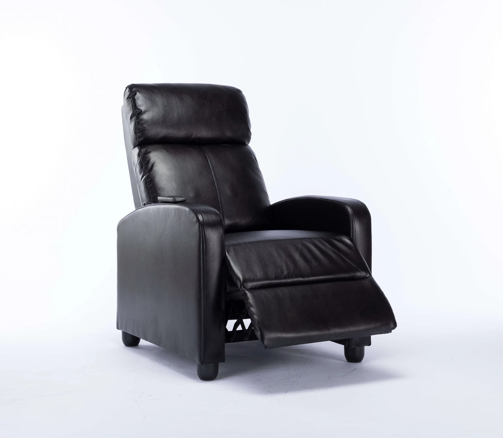 PU Leather Recliner with Massage and Heat X61851