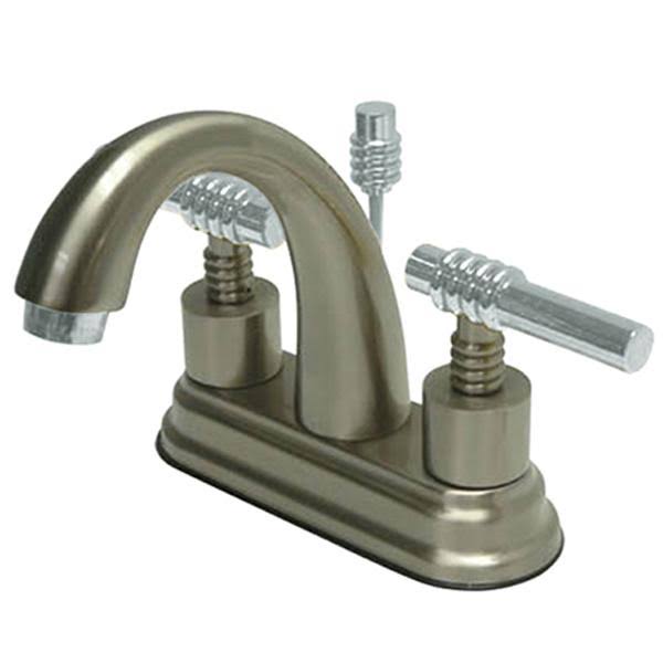 Polished Brass Two-Handle Centerset Lavatory Faucet A383548