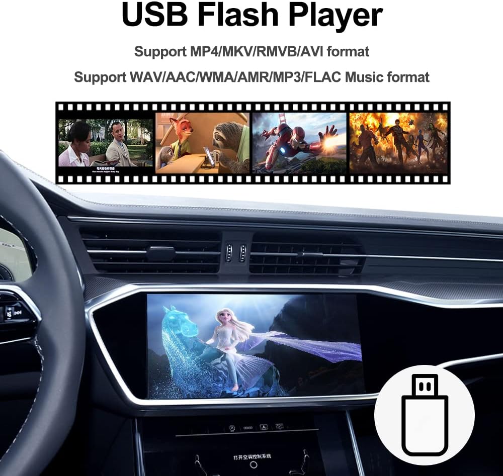 Wireless Android Auto CarPlay Adapter USB I359488