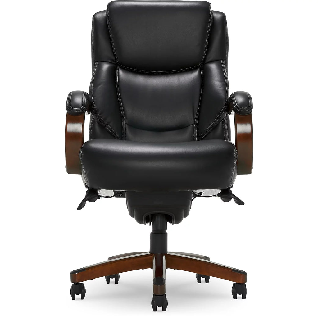 Black Faux Leather Ergonomic Swivel Executive Chair C250