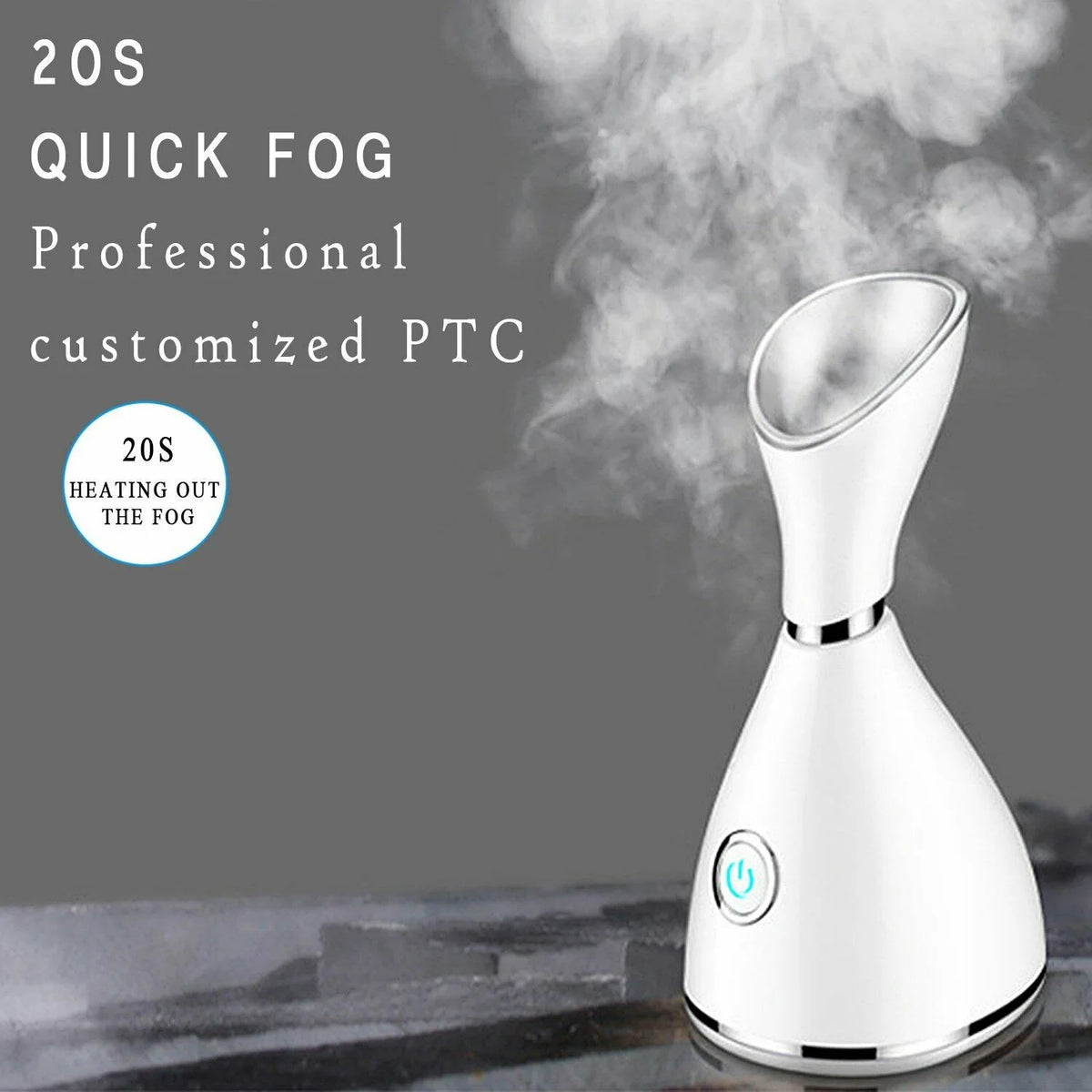 Warm Mist Facial Steamer with Acne Needle X143826