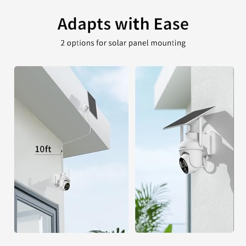 2 Pack Wireless Solar Security Cameras V47610