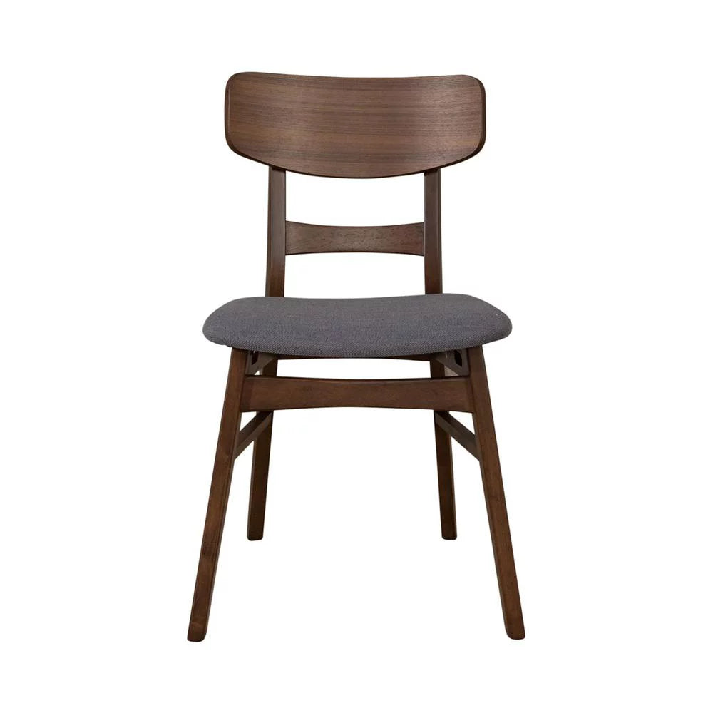 Grey Panel Back Side Chair W66954