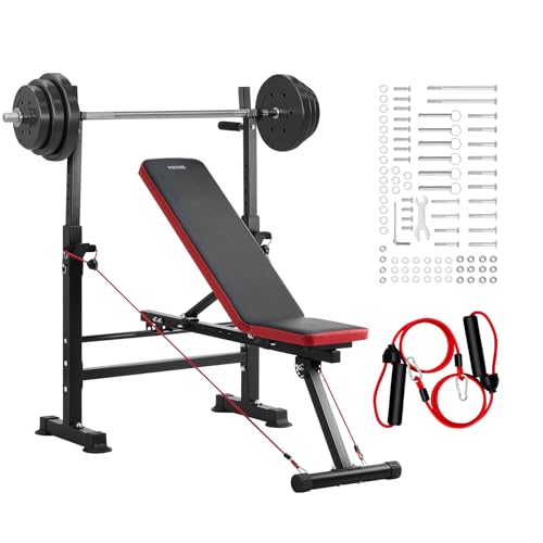 6-in-1 Adjustable Weight Bench Set X83597