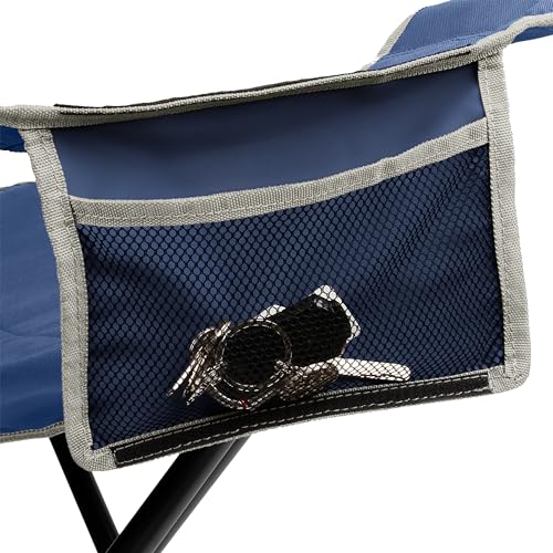 XL Camping Chair with Cup Holder & Side Pocket D469