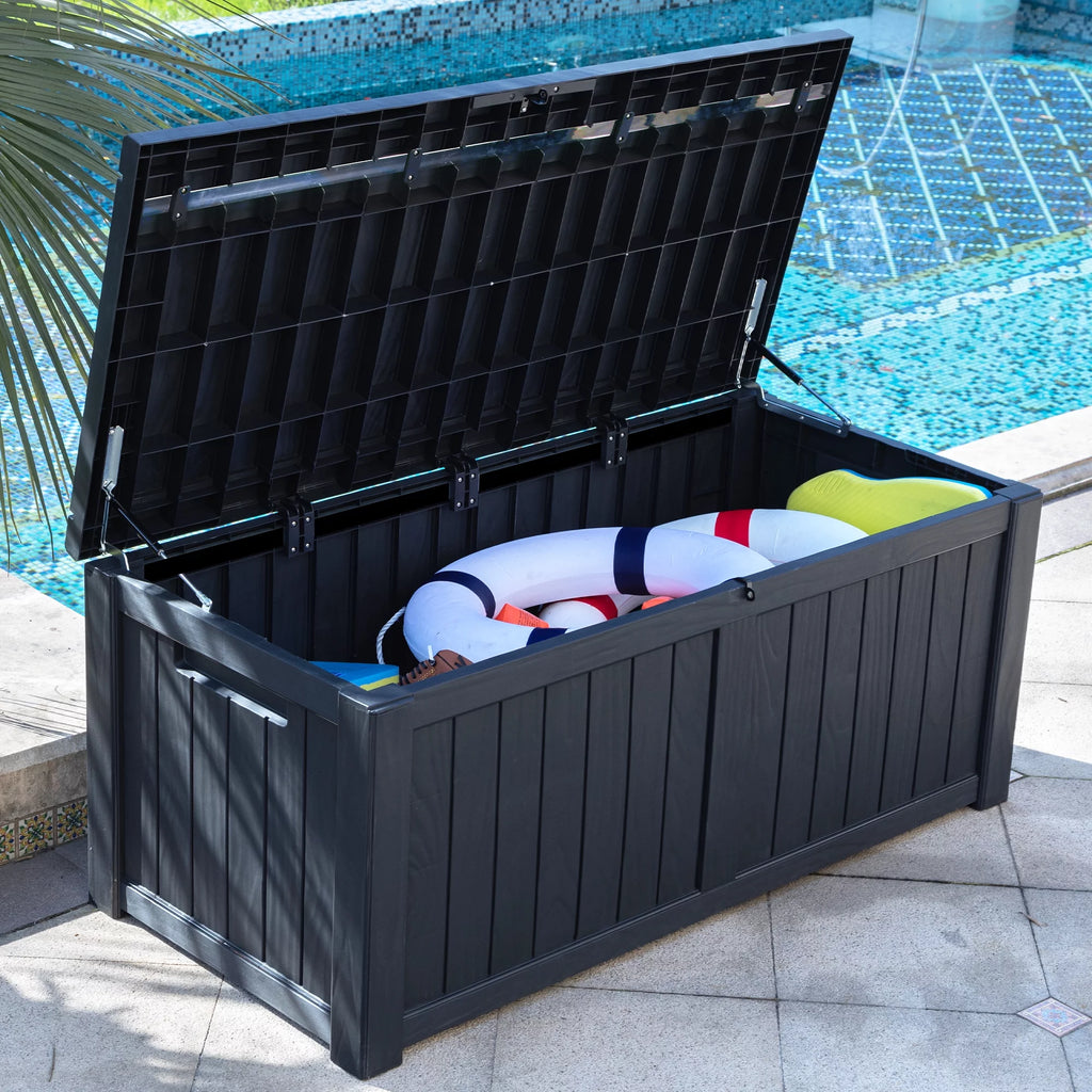 Waterproof Heavy Duty Large Plastic Deck Box P549