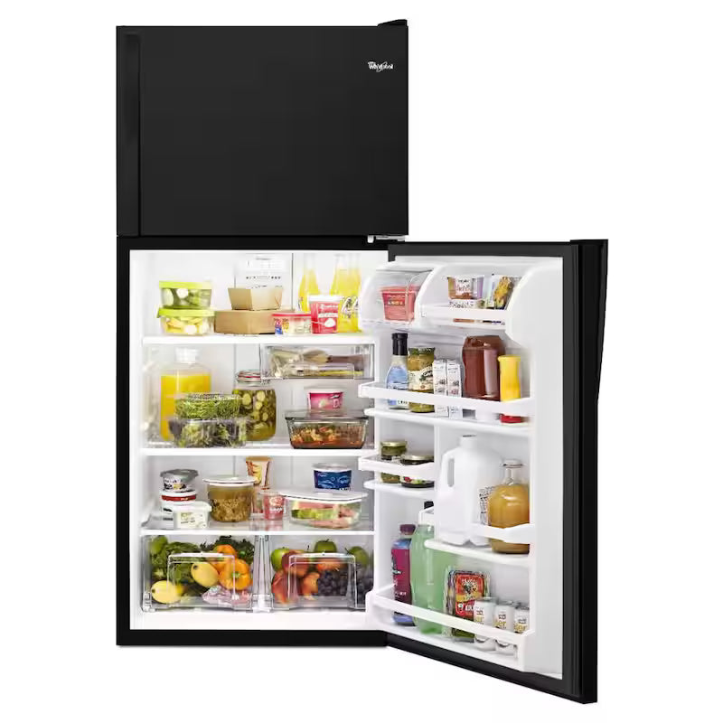 Black Top Freezer Refrigerator Y202632
