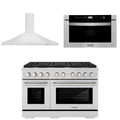 48 Gas Range, Range Hood and Microwave Drawer L742426