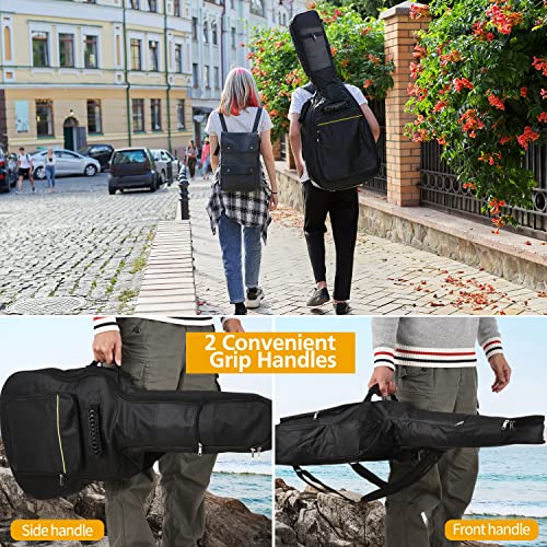 Guitar Accessories Kit with Gig Bag, Folding Stand, Adjustable Strap Q706