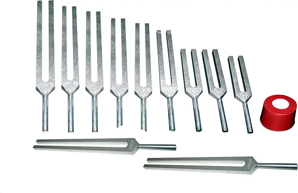 14 Meridian Acupuncture Tuning Forks with Activator and Pouch H308268