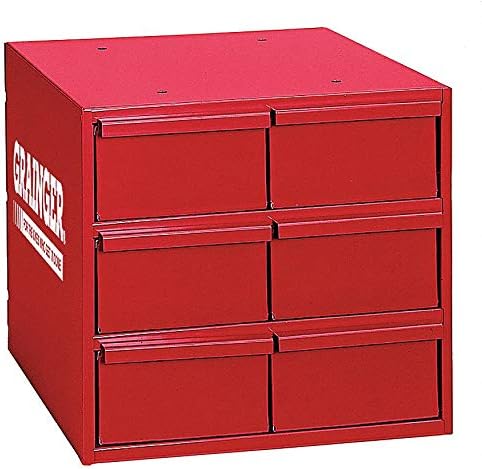 Steel 6 Drawer Bin Cabinet W29827