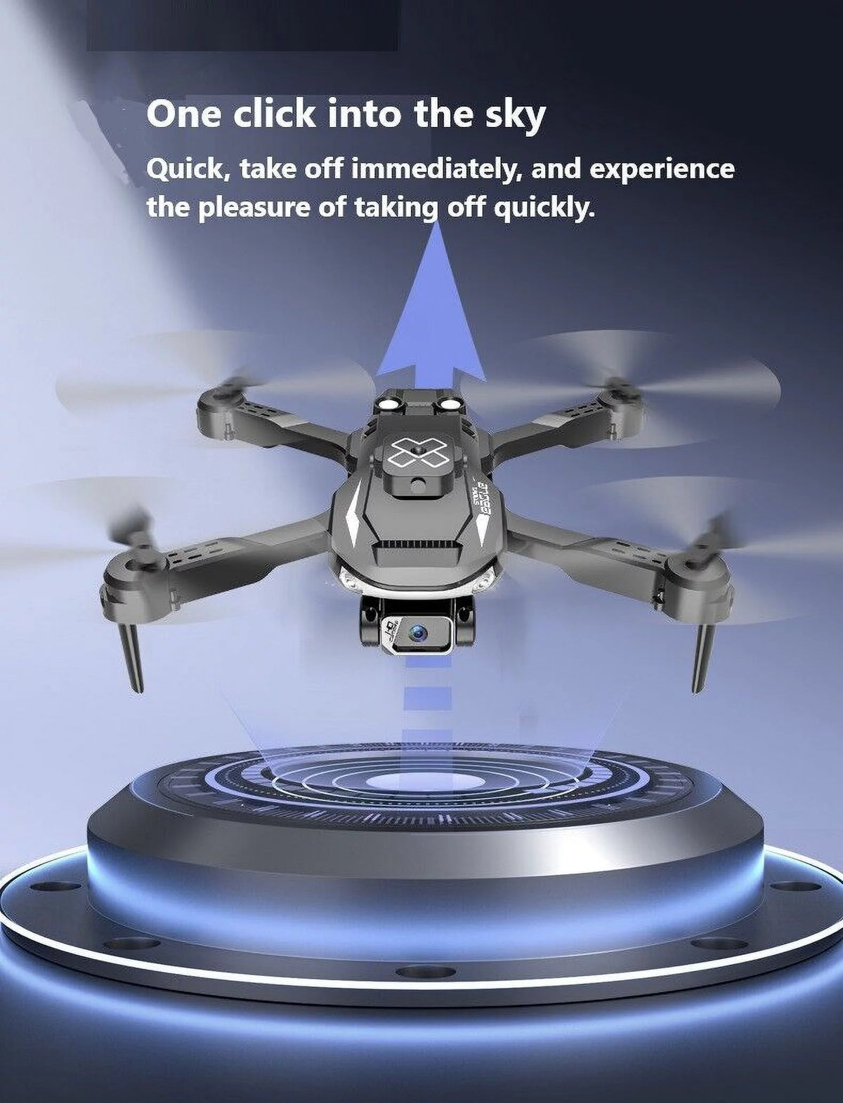 Foldable 5G 4K Drone with HD Dual Camera Orange U203560