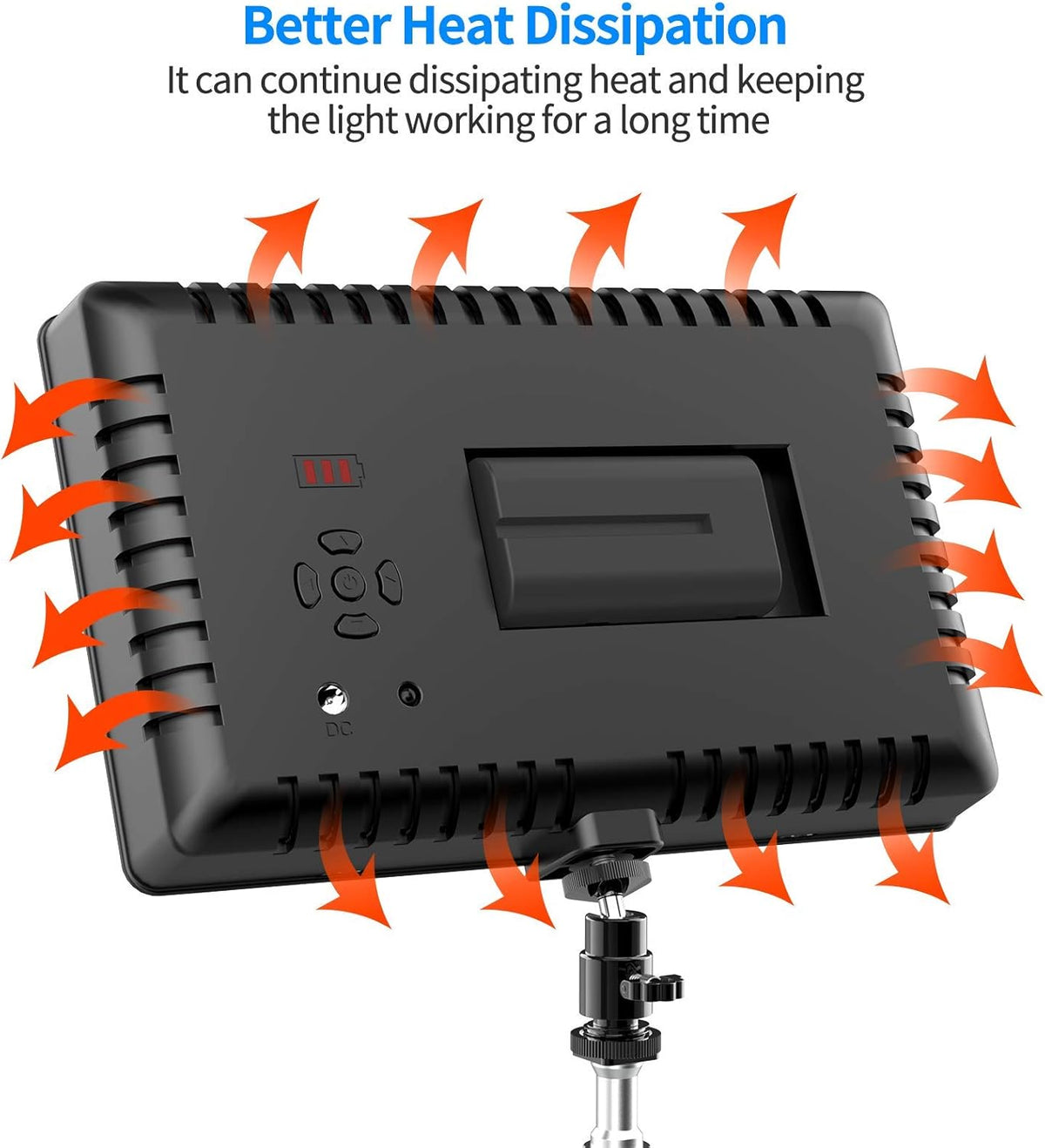 Dimmable LED Video Lighting Kit with Stands Q462764
