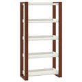 White 5 Shelf Bookcase Z982
