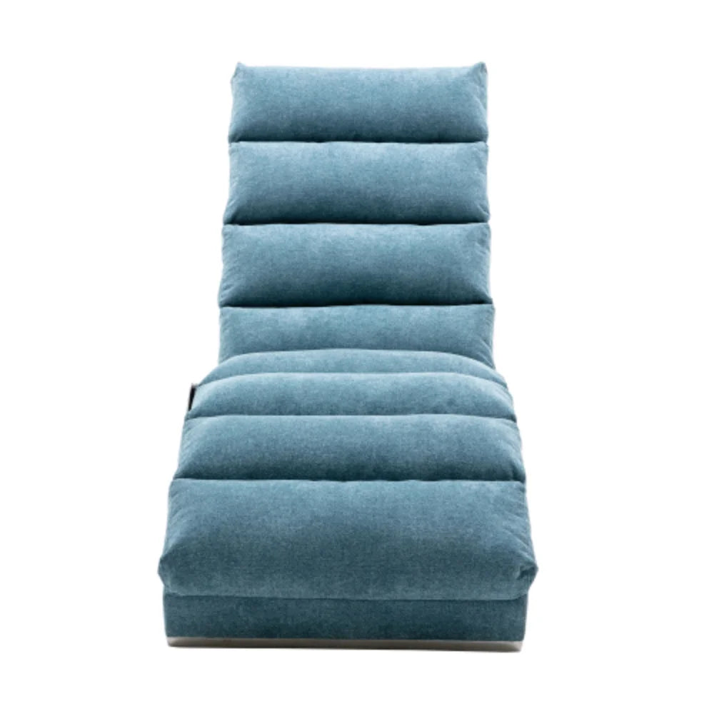 Blue Linen Chaise Lounge V2707